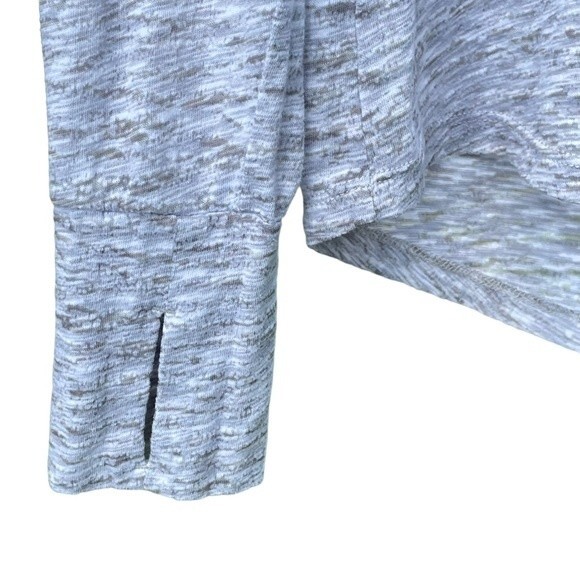 Marmot Gray White Long Sleeve Hooded Top Lightweight Workout, size Small - Picture 4 of 10